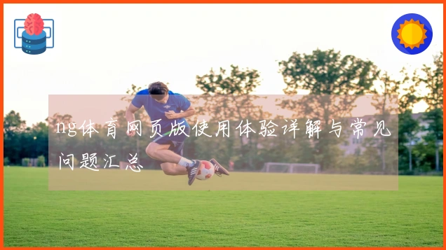 ng体育网页版使用体验详解与常见问题汇总